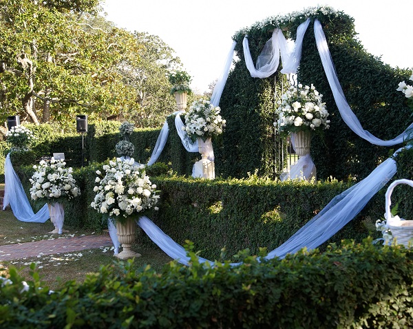 decorated archway